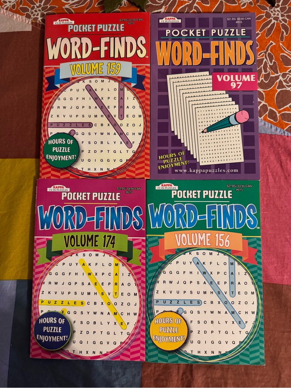 Lot of 14 Kappa Word Finds Puzzle Books 13 pocket puzzle and 1 movie time - Picture 3 of 10